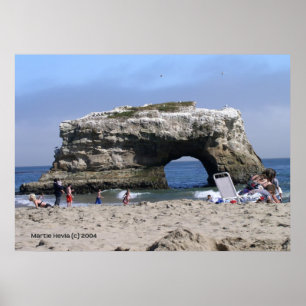 Affiche Copie naturelle de ponts de Santa Cruz