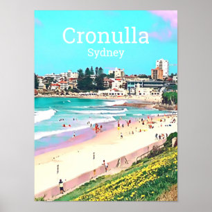 Affiche Copie presse de la plage de voyage d'été de