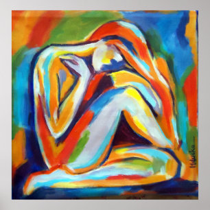 Affiche Copies de beaux-arts - "solitude "