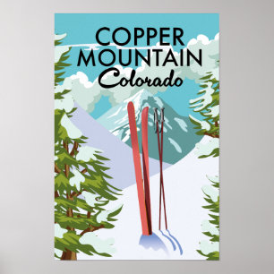 Affiche Copper Mountain Colorado Ski