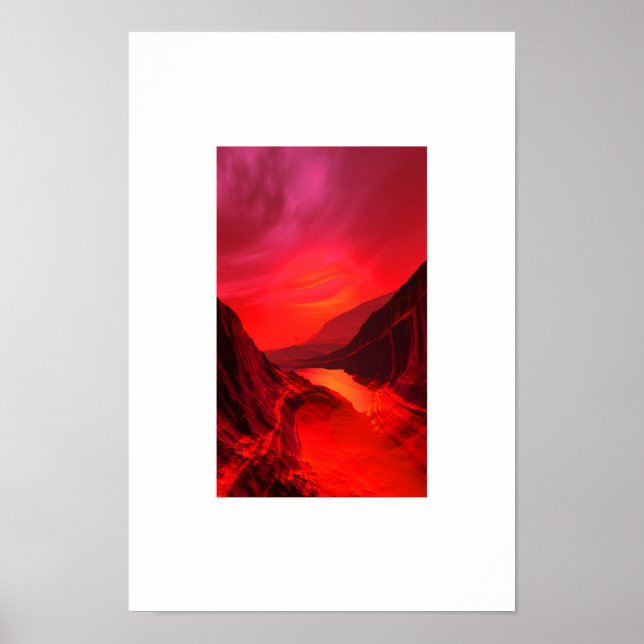 AFFICHE COPPERWINE CONTINENTS COLORSHIFT (Devant)