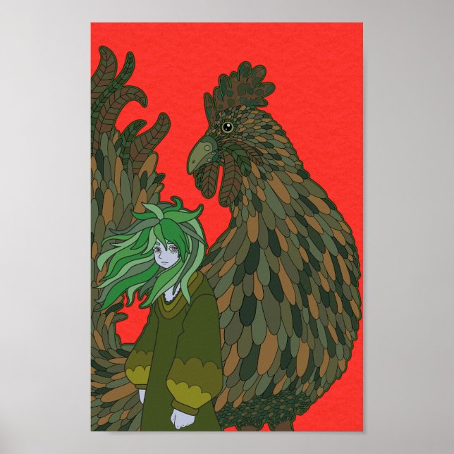 Affiche Coq (Devant)