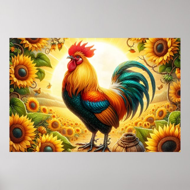 Affiche Coq (Devant)