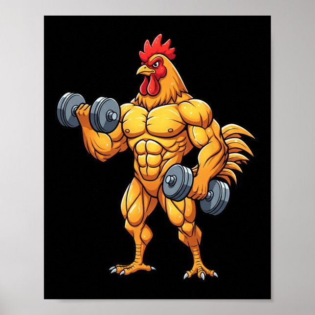 Affiche Coq Buff  (Devant)