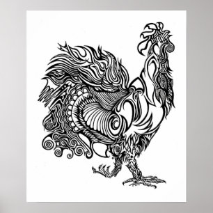 Affiche Coq deux