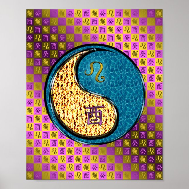 Affiche Coq Leo & Water (Devant)