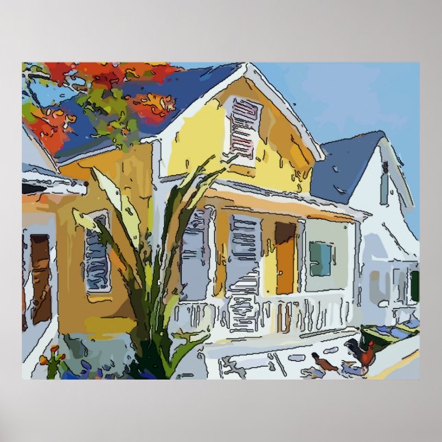 Affiche Coq Neuvième Ward (Devant)