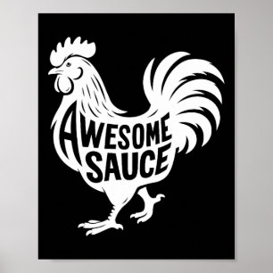 Affiche Coq Sauce Incroyable 