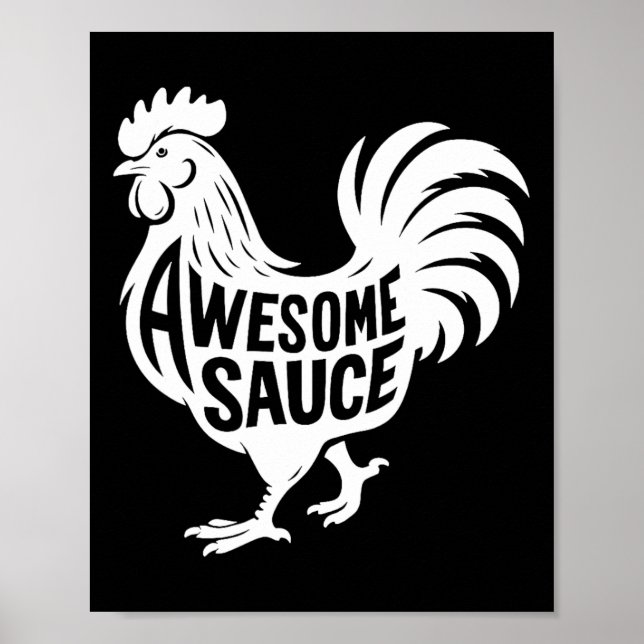 Affiche Coq Sauce Incroyable  (Devant)