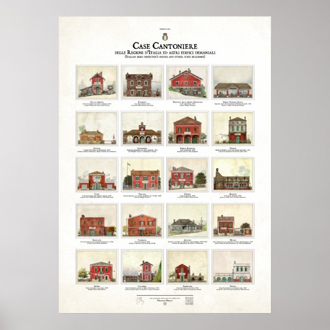 Affiche Coque Cantoniere delle Regioni d'Italia (Devant)