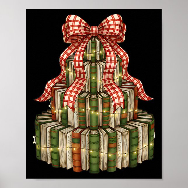 Affiche Coquette Christmas Book Tree All Booked For Christ (Devant)