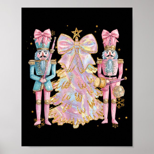 Affiche Coquette Christmas Tree Nk Nutcrackers Women Kids  (Devant)