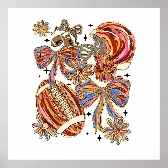 Affiche Coquette de football de Bruxelles (Devant)