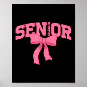 Affiche Coquette De Graduation Senior 2040 Cl De 2040 Reto