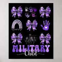 Coquette Enfant Militaire Bow Purple Up Camo Kids 