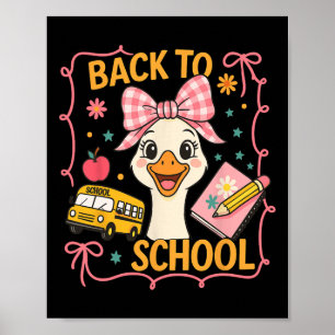 Affiche Coquette Fou Canard Professeur Prépa Floral Retour