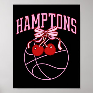 Affiche Coquette Hamptons Croquis Préparatoire Vintage Fil