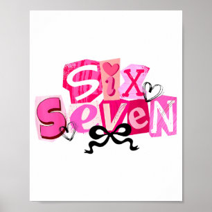 Affiche Coquette Six Sept Valentin Citation Drôle 67 Meme