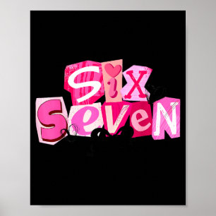 Affiche Coquette Six Seven Saint-Valentin Citation Drôle 6