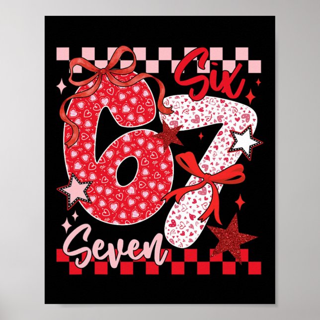 Affiche Coquette Valentine 67 Six Seven Préparatoire Cœur  (Devant)