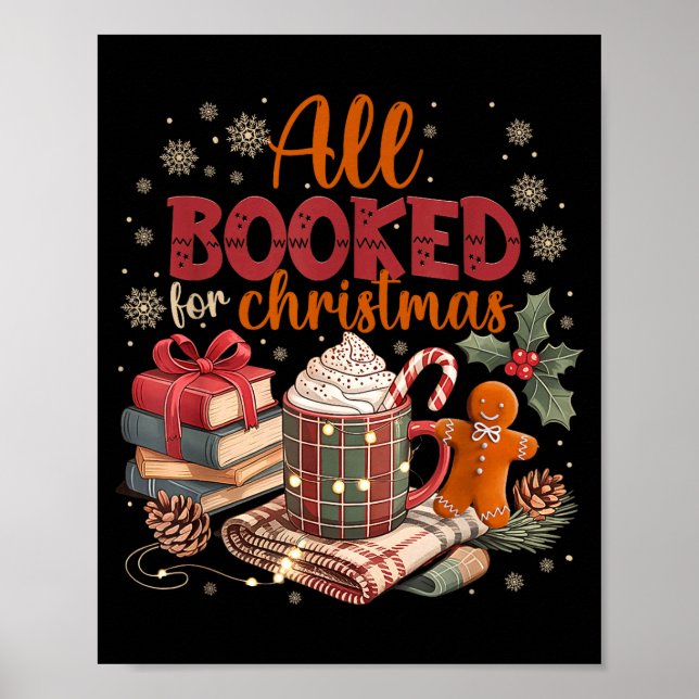 Affiche Coquette Xmas Book Lover, Santa Cocoa, All I Want  (Devant)