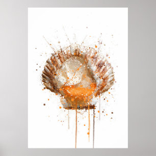 Affiche Coquille Saint-Jacques