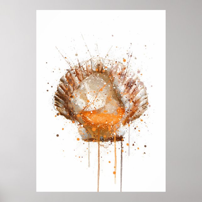 Affiche Coquille Saint-Jacques (Devant)