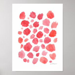 Affiche Corail Abstrait