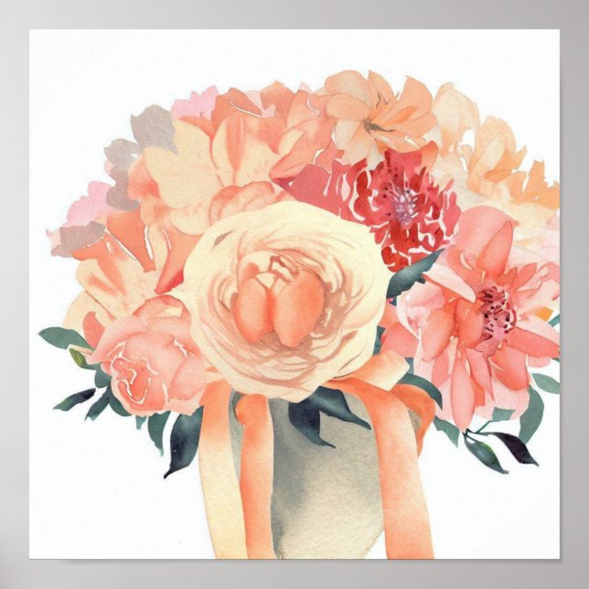 Affiche Corail Whimsical, Bouquet D'Attendants (A) (Devant)
