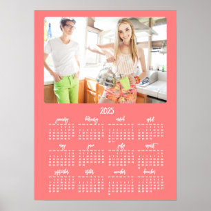 Affiche Coral Annuel 2025 Calendrier Avec Photo 18