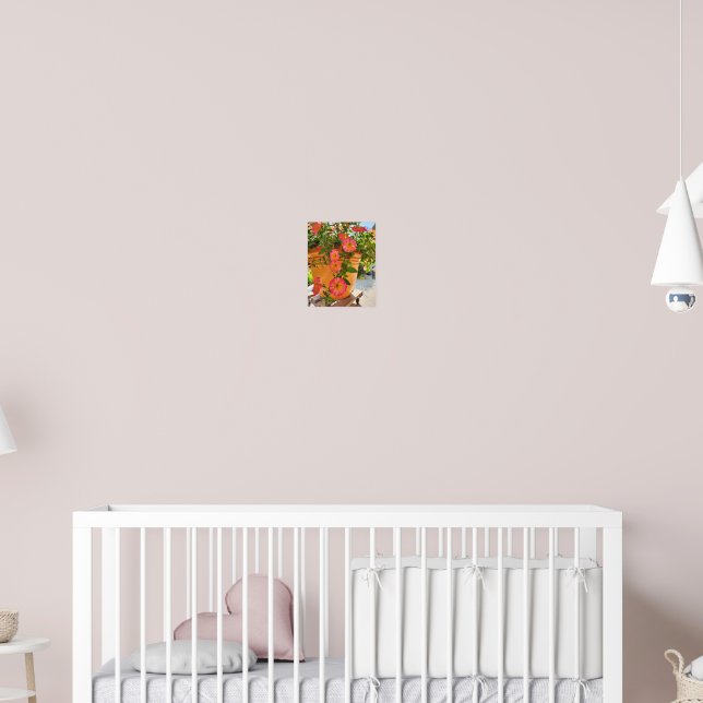 Affiche Coral Petunias in a Pot (Pépinière 2)