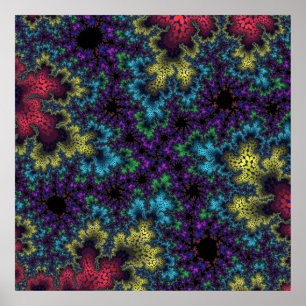Affiche Coral Rainbow Speckle