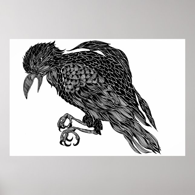 Affiche Corbeau (Devant)