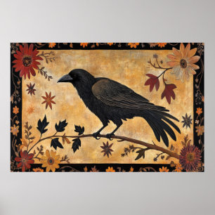Affiche Corbeau d'automne