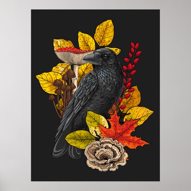 Affiche Corbeau d'automne 2 (Devant)