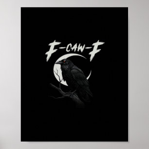 Affiche Corbeau Drôle Essentiel Créatif Décontracté