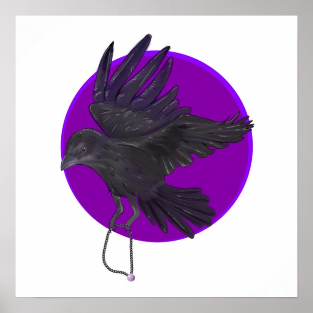 Affiche Corbeau voleur (Devant)