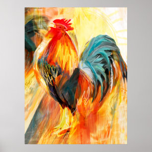 Affiche Corbeaux de coq