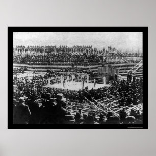 Affiche Corbett vs. Fitzsimmons Boxing Match 1897