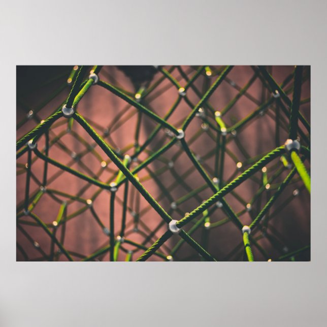 Affiche Corde verte et noire (Devant)