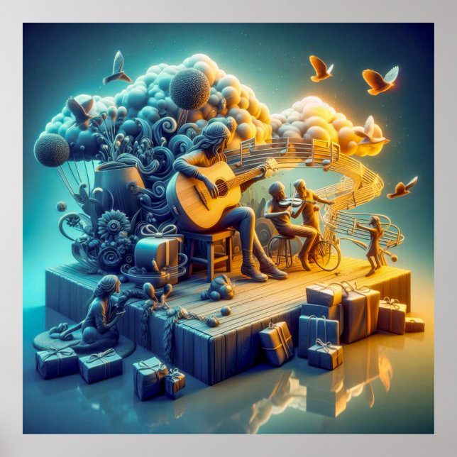 Affiche Cordes de compassion : Les cordes de coeur mélodiq (Devant)