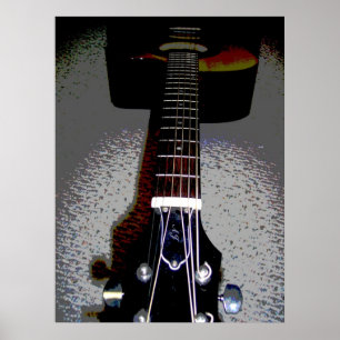 Affiche Cordes de guitare