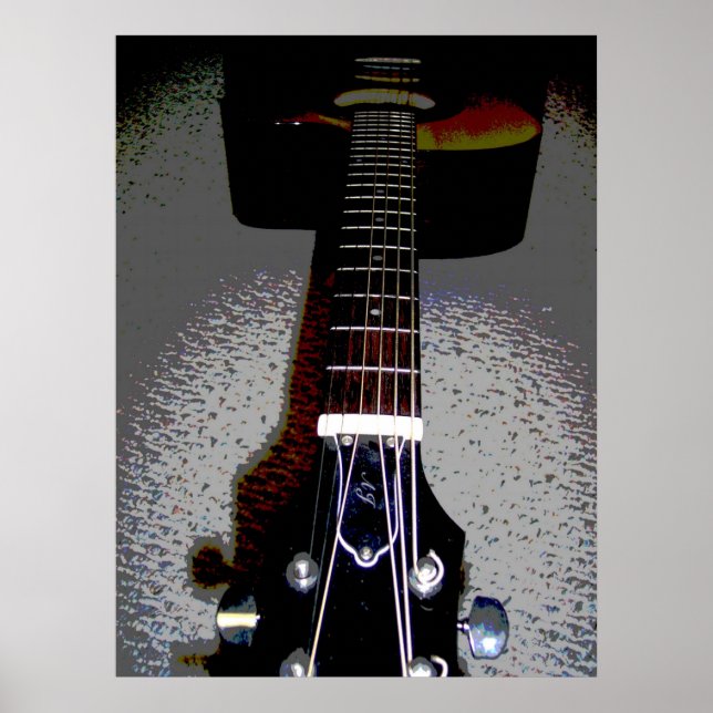 Affiche Cordes de guitare (Devant)