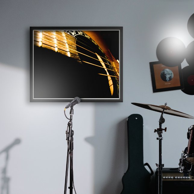 Affiche Cordes de guitare acoustique (Créateur téléchargé)