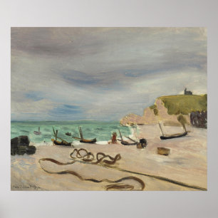 Affiche Cordes sur la plage Étretat Matisse