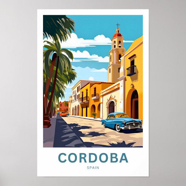 Affiche Cordoba Espagne Imprimer Voyage (Devant)