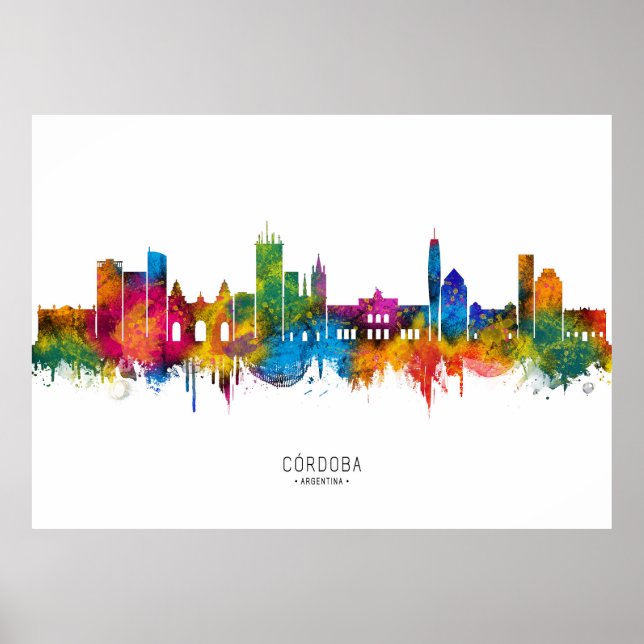 Affiche Cordonature de Cordoue en Argentine (Devant)