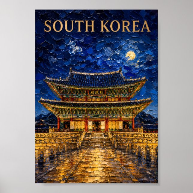 Affiche Corée du Sud : Nuit Mystique Souvenir d'Art de Séo (Devant)