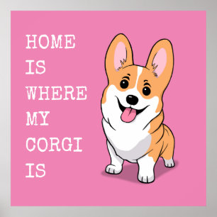 Affiche Corgi