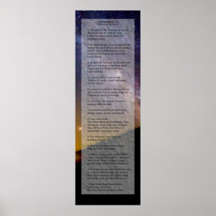 Affiche Corinthiens 13 Imprimer